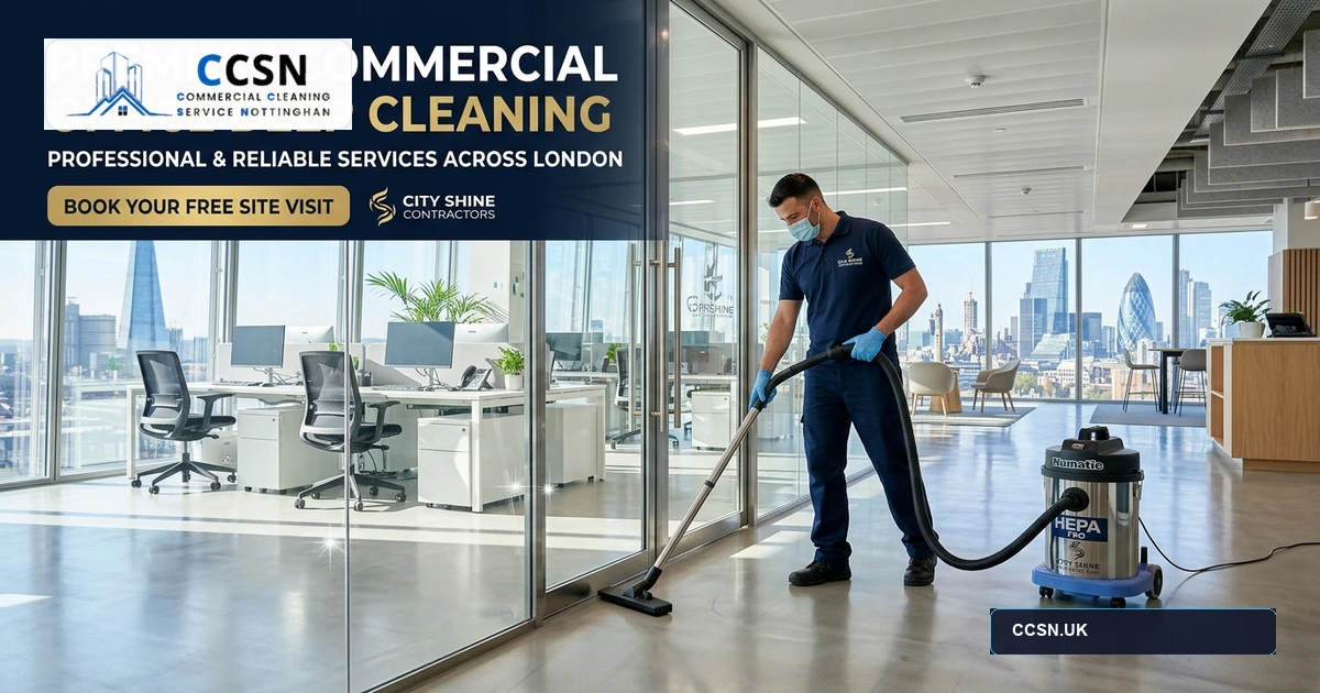 Office deep cleaning checklist UK commercial guide