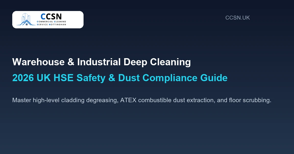 Warehouse and Industrial Facility Deep Cleaning HSE Compliance Guide 2026